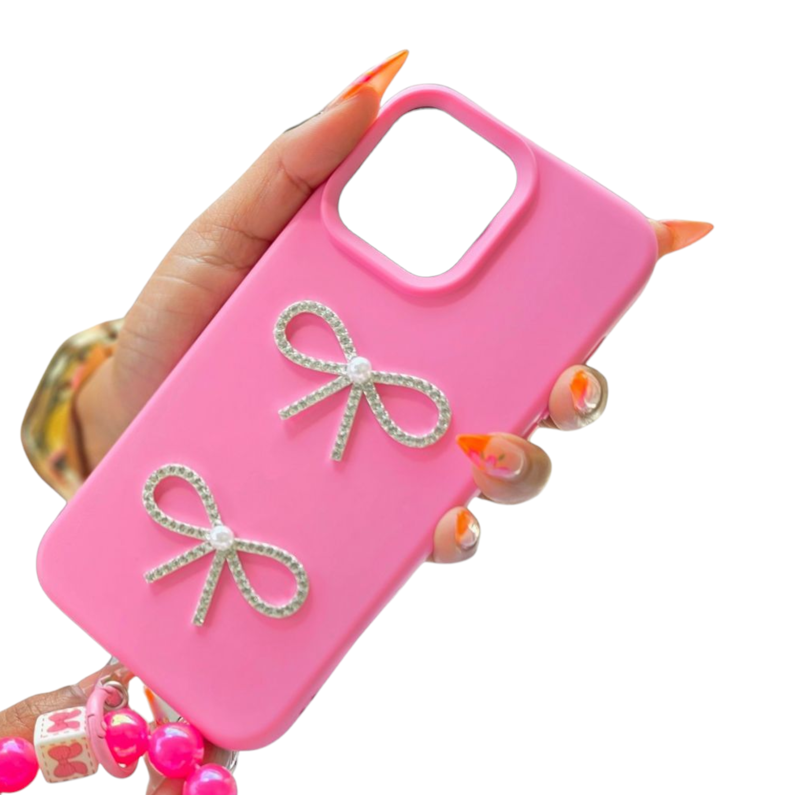 IPhone 11 shiny bowconture silicone phone case