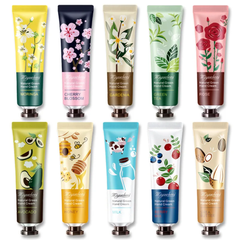 30g Fruit & Plant Hand Cream – Hydrating, Anti-Dryness, Wrinkle Repair Lotion (Multiple Flavors)